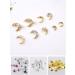 Mezerdoo 1 Wheel Moon Design Nail Rivet Studs Metal Alloy Nail Art Decorations 3D DIY Nail Stickers Jewelry Punk Crystal Rhinestone Nail Charms - Buy Online on GoSupps.com