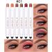 Metallic Eyeshadow Stick Shimmer Cream Eyeshadow Pen Crayon Eye Brightener Stick Highlighter Makeup Eyeshadow Stick Set style 1 - Buy Online on GoSupps.com