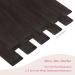 Buy Salife Tape Extensions - 10pcs Real Hair 35cm Dark Brown Invisible Tape In Extensions for Effortless Style - Buy Online on GoSupps.com