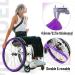 Wheelchair Wheel Covers Wheelchair Push Rim Covers Wheelchair Push Rim Covers Non-Slip Wear-Resistant Hand Push Cover Improve Grip and Traction(Purple 24 inches) 24 inches Purple - Buy Online on GoSupps.com