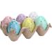 Greenbrier Colorful Speckled Easter Egg 6 Pack Cartons Decor Clear Cello Wrapped - Buy Online on GoSupps.com