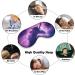 Unicorn Galaxy Nebula Cloud Sleep Mask | Adjustable Blindfold for Sleeping | Blocks Light for Night Travel and Naps | Men and Women - Buy Online on GoSupps.com