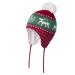 LANGZHEN Toddler Kids Infant Winter Hat Earflap Knit Warm Cap Fleece Lined Beanie for Baby Boys Girls 1-2 Years Deer-Red