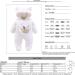 Puseky Newborn Baby Bear Snowsuit Winter Coat Hooded Romper | Unisex Fleece Jumpsuit 0-3 Months - White - Buy Online on GoSupps.com