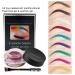 Melemando 12 Color Eyebrow Cream Pomade Gel Waterproof Long Lasting Eyeliner - Purple Shades | Includes Eyebrow Brush | Smooth Eye Brow Makeup Cosmetics - Buy Online on GoSupps.com