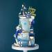 DRWATE Nautical Cake Topper Ship Lighthouse Blue White ball Cake Toppers Seagulls Anchor Rudder Cake Decorations for Nautical Theme Party Birthday Party Summer Ship Party Supplies (Style 01) - Buy Online on GoSupps.com