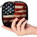 GIAPB Period Bag | Sanitary Napkin Storage & Pad Holder | Vintage American Flag Pattern | Color3692 - Buy Online on GoSupps.com