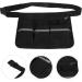 SOLUSTRE Massage Bottle Bag - Adjustable Belt Organizer for 3 Lotion & Oil Bottles - Black Massagist Accessory - Buy Online on GoSupps.com