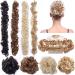 Hair Bun 80cm Women's Synthetic Bun Messy Bun with Elastic Band Hair Bun Curl Wig Ponytail Extension Hair Extensions Wig Hair Extension Hair Piece (Color : 12T24) - Buy Online on GoSupps.com