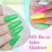 Neon Gel Nail Polish Set - 6 Colors Jelly Gel Nail Polish Set - Translucent Pink Blue Orange Green Gel Nail Polish - Crystal Gel Nail Varnish Set Soak-Off UV Led Home Nail Art - Buy Online on GoSupps.com