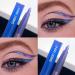 Purple Blue Gold Glitter Eyeliner Pencil - Waterproof Mermaid Makeup - Long-Lasting Metallic Highlight 03 - Buy Online on GoSupps.com