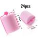 Jumbo Foam Sponge Hair Rollers 24pc Set - Curvy Wavy Hairstyle Curling Tools for Long & Short Hair - Pink - Buy Online on GoSupps.com