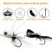 Ghanneey Fly Fishing Poppers Dry Flies Lures - 10pcs Fly Fishing Tying Tools for Bass, Trout, Salmon - Flies Making Accessories for Panfish & Bluegill - Buy Online on GoSupps.com