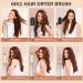 6 in 1 Hair Dryer Brush Set | Negative Ionic Styling Tools with Hair Curlers, Hot Air Brush, Round Brush, Straightener Brush | Detachable Blow Dryer Brush - Buy Online on GoSupps.com