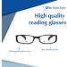 Super Strength II High Magnification Reading Glasses | 7.0x with Grecian Key Design Ideal for International Shipping - Buy Online on GoSupps.com