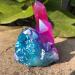 Room Decoration 100-200g Natural Crystal Bluish Violet Angel Aura Quartz Cluster Specimens Titanium Coating Quartz Cluster Beautiful Natural Crystal Stone (Size : 100-150g) - Buy Online on GoSupps.com