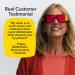 BattleVision HD Polarized Sunglasses- Fits Over Prescription Glasses | Anti-Glare, UV Protection | As Seen On TV - Buy Online on GoSupps.com