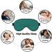 Solid Dark Green Eye Mask - Soft Elastic & Adjustable Sleep Mask for Men & Women | International Shipping Available - Buy Online on GoSupps.com