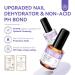 Saviland Nail Dehydrator and Primer - Acid-Free Natural Formula | Protein Bonding Acrylic Nail Kit | Superior Bonding for Gel Polish | Professional Salon Acrylic Nail Supplies | 2x15ml - Buy Online on GoSupps.com