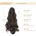 Buy Gairyan 45cm Claw Clip Ponytail Extensions - Curly Wavy Synthetic Hair in Medium Brown | Clip-in Hair Extensions for Women - Buy Online on GoSupps.com