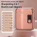 Moonyan Auto Nail Clippers 3 Modes Adjustable Electric Manicure Pedicure Tool for Seniors | Electric Cutter with Storage Light for Seniors Quiet for Adults Home Use Kids Rose Gold - Buy Online on GoSupps.com
