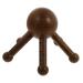 Minkissy 4 pieces Five claws massage device Octopus scrratcher massage practical scalp massager trigger point tool massage device handheld hair scalp scraped tool head massage devices wood