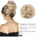 Dark Blonde to Bleach Blonde Messy Bun Hair Piece for Women - 55g Hair Scrunchies Bun - Buy Online on GoSupps.com