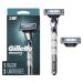 Gillette Mach3 3D Men's Razor Handle + 2 Blade Refills 1 Count Handle + 2 Refills