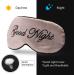 Satin Silk Sleep Eye Mask for Women and Men - Lightweight Adjustable Strap - Pink - Buy Online on GoSupps.com