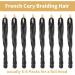 8 Packs French Curly Braiding Hair 22 Inch Loose Wave Spiral Curly Crochet Hair for Black Women Pre Stretched Braiding Hair with Curly Ends (22 inch 1B) 22 Inch(pack of 8) 1B - Buy Online on GoSupps.com