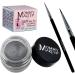 Mommy Makeup Bundle - Save 20% Waterproof Stay Put Gel Eyeliner in Steel Magnolia + Pointed Eyeliner Brush