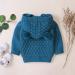 Puseky Baby Knit Sweater with Hooded Ears - 6-12 Months, Denim Blue - Buy Online on GoSupps.com