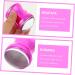 Healeved 5 Sets Nail Art Silicone Stamp Manicure Stamper Manicure Stamping Tool Nail Kits Nail Art Printer Silicone Manicure Printing Stamper Silica Gel Scraper Set Purple Metallic Color - Buy Online on GoSupps.com