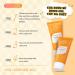 Orange Exfoliating Gel Purifying Exfoliating Gel with Vitamin C Facial Body Scrub for Smooth & Glow Skin Deep Cleansing Pore Hydrating Natural Plant Formula Gentle for All Skin Types(2PCS) - Buy Online on GoSupps.com