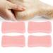 4 Pack Pumice Stone for Feet Callus Peeling Stone Feet Hard Skin Remover Pedicure Scrubber for Feet Hands and Body (Pink)