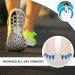 Gel Toe Separator & Straightener Set - Bunion Corrector & Spacers (6PCS) - New Material for Hammer Toe and Hallux Valgus Relief - Ideal for Women and Men - Buy Online on GoSupps.com