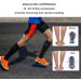 MDRCG 15-20 mmHg Zipper Compression Socks for Men & Women | Open Toe Knee High Support Stockings - Black - Buy Online on GoSupps.com