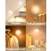 Flowood Night Light with Motion Detector - 4 LED Stair Lights for Kids' Rooms Hallways Bedrooms Kitchen & Cabinets - Battery Operated Warm White T031-W4 - Buy Online on GoSupps.com