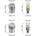 QWORK Handmade Manual Press Machine with 2 Pair Mini Dies Stud Rivet Setter Punch (8mm + 10mm Diameter) - Buy Online on GoSupps.com