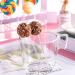 Simpls 100 Pcs Clear Acrylic Lollipop Sticks Reusable Lollipop Sticks for Making Lollipop Cake Chocolate - Buy Online on GoSupps.com