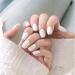 TBeautfave Matte Nail Varnish White Nail Polish Quick Dry Nail Polishes Long Lasting No Need Cure Nail Polish Velvet Finish Highly Pigmented Non Toxic DIY Nail Art Manicure - Buy Online on GoSupps.com