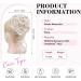 REECHO Platinum Blonde Messy Bun Hair Piece - Synthetic Tousled Updo Elastic Hair Bun for Women - Buy Online on GoSupps.com