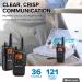 Midland LXT600VP3 FRS Two-Way Radio - 30 Mile Range Walkie Talkie 121 Privacy Codes NOAA Weather Alert - 2 Pack, Black - Buy Online on GoSupps.com