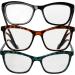 Betsey Johnson Women's Telcroc Way Reading Glasses - Black Tortoise Teal Tortoise | 52 mm +2 | Stylish & Trendy International Shipping - Buy Online on GoSupps.com
