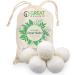 6 XL Organic Tumble Dryer Balls - 100% New Zealand Wool | Eco-Friendly Fabric Softener - Buy Online on GoSupps.com