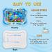 Cuku Tummy Time Water Play Mat for Baby & Toddlers | Inflatable Activity Center for Stimulation and Growth | Blue - Buy Online on GoSupps.com