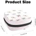Portable Butterfly Print Sanitary Napkin Storage Bag for Women - Multicolor Period Pouch - Buy Online on GoSupps.com