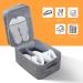 VITKSTAR Portable Travel Shoe Bag - Holds 3 Pairs | Grey Shoe Storage Bag - Buy Online on GoSupps.com