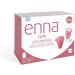 Enna Copa Menstrual T-L 2U+CAJ - Eco-Friendly Menstrual Cups for International Shipping - Buy Online on GoSupps.com