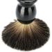 Acouto Men's Shaving Brush - 100% Pure Bristle Black Handle Professional Hair Salon Tool for Effortless Shaving - Buy Online on GoSupps.com